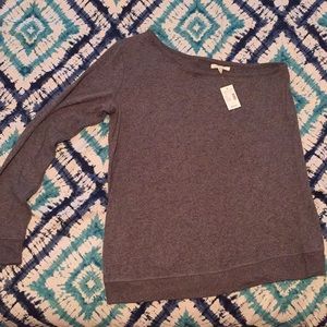One sleeve gray sweater never worn
